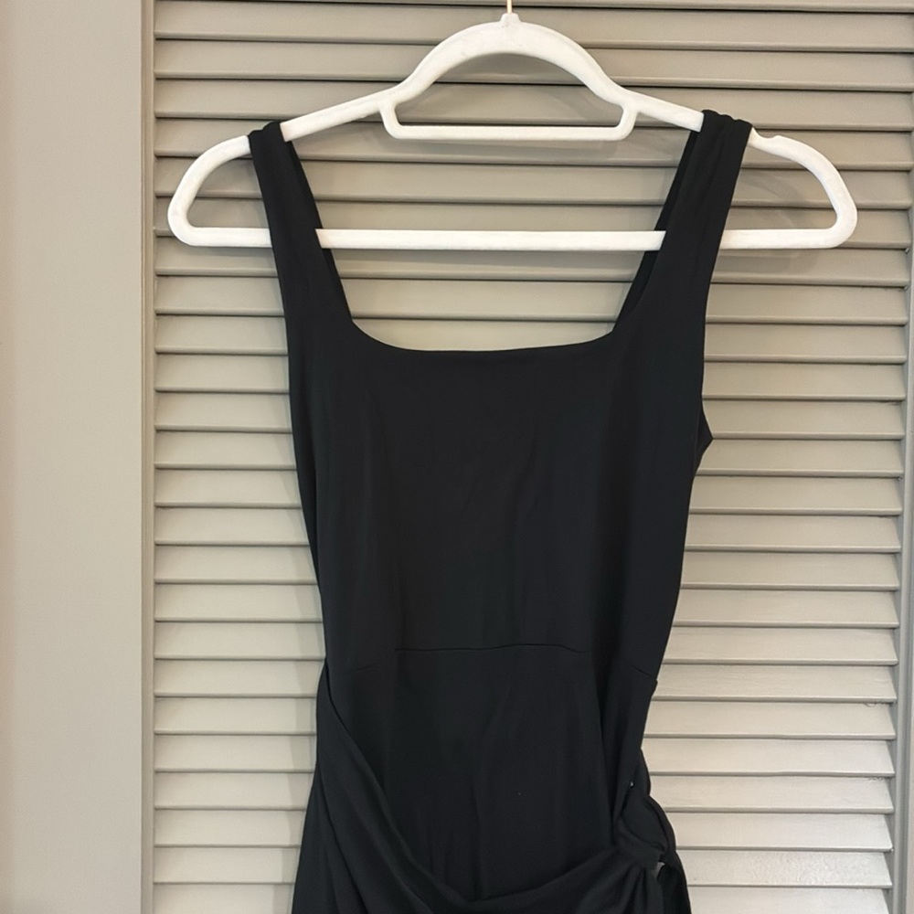 NWT Quince Tencel Jersey Side Tie Midi Dress Sz XS - Picture 7 of 10